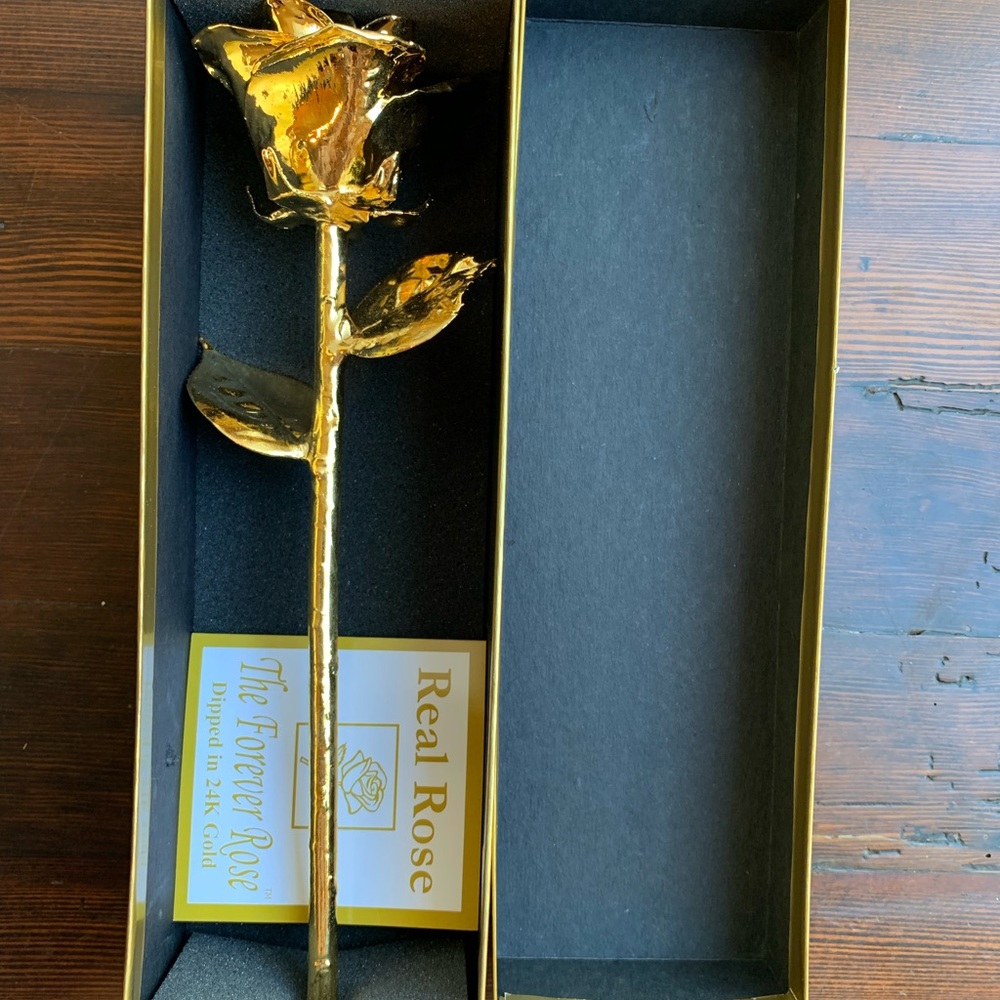 24k Gold Forever rose